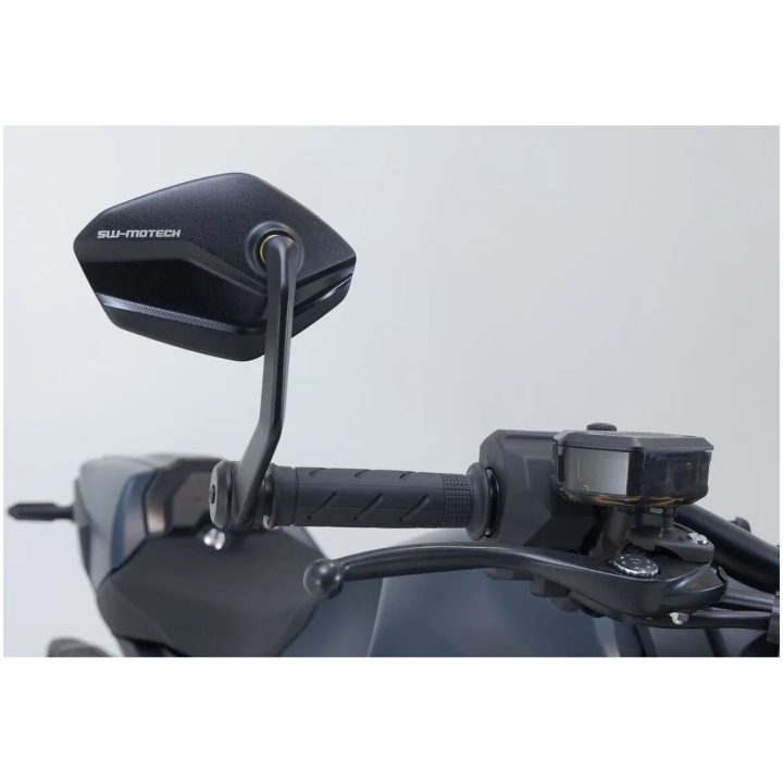 Sidespejl til styrender Anodiseret Sort SW-MOTECH – billede 7
