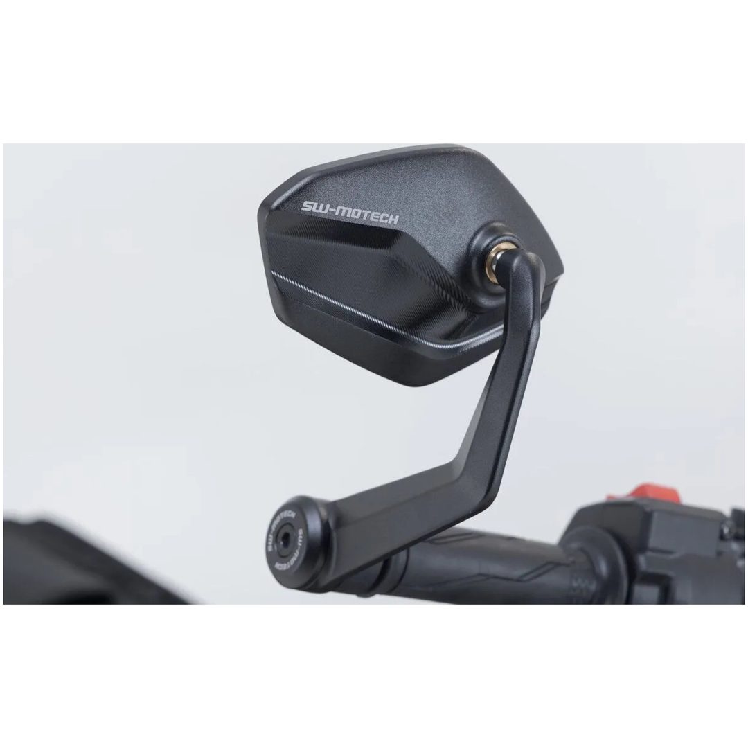 Sidespejl til styrender Anodiseret Sort SW-MOTECH – billede 4