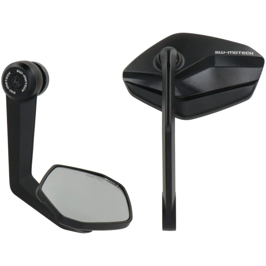Sidespejl til styrender Anodiseret Sort SW-MOTECH – billede 8