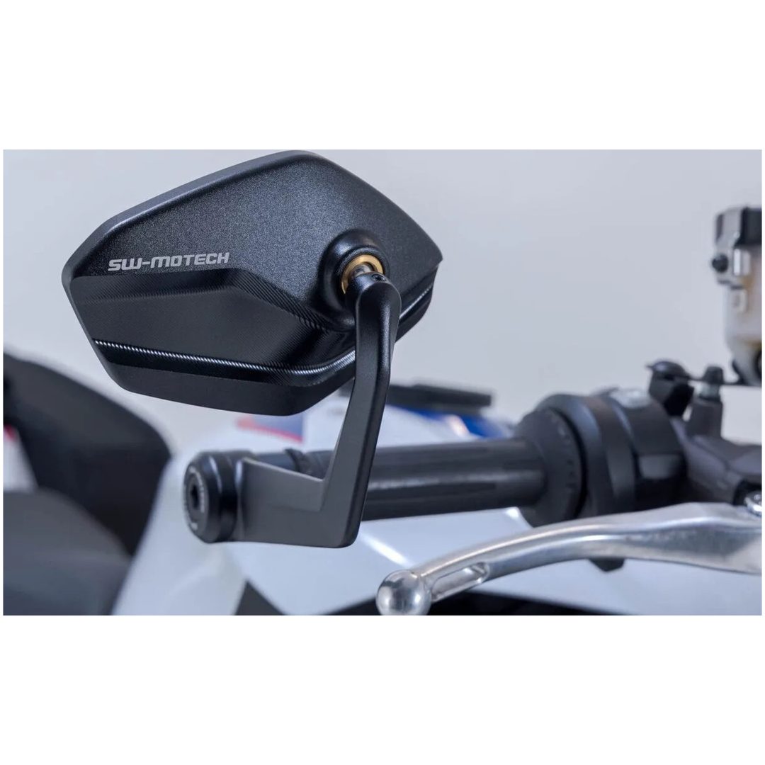 Sidespejl til styrender Anodiseret Sort SW-MOTECH – billede 3