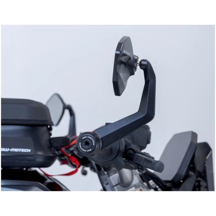 Sidespejl til styrender Anodiseret Sort SW-MOTECH – billede 3