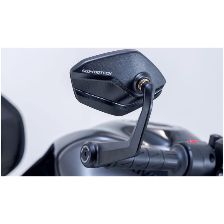 Sidespejl til styrender Anodiseret Sort SW-MOTECH – billede 5