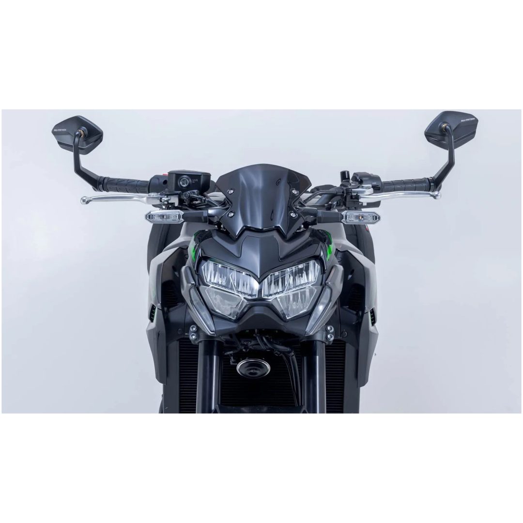 Sidespejl til styrender Anodiseret Sort SW-MOTECH