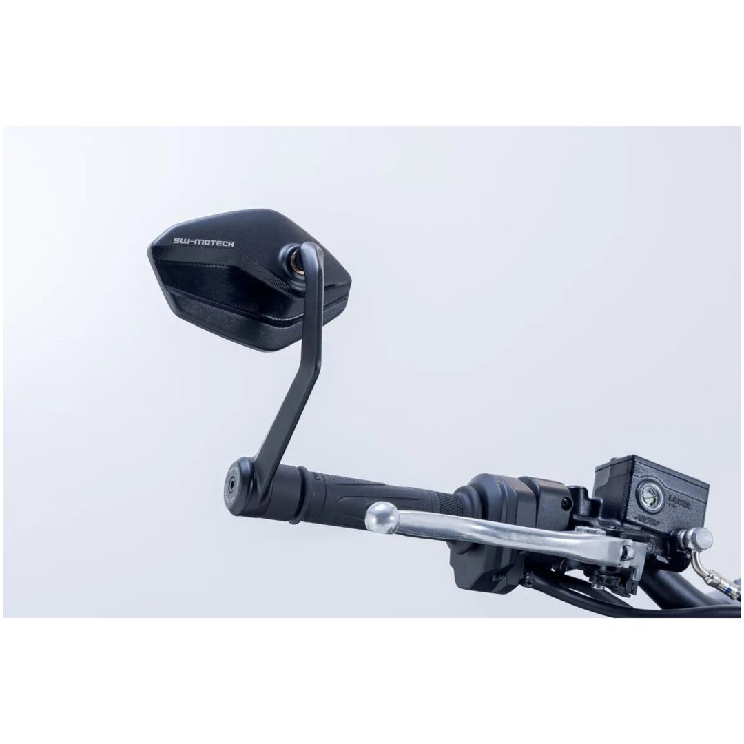 Sidespejl til styrender Anodiseret Sort SW-MOTECH – billede 5