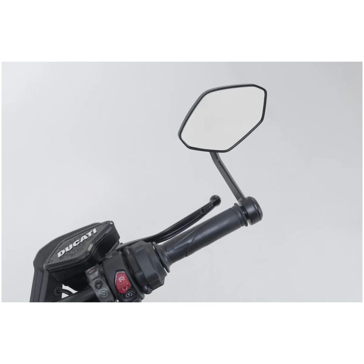 Sidespejl til styrender Anodiseret Sort SW-MOTECH – billede 4