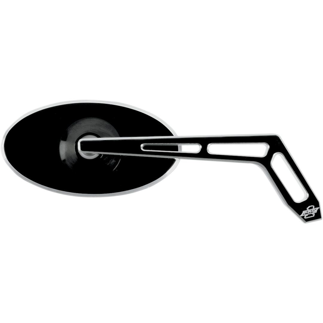 Sidespejle Billet Aluminium Sort PRO-ONE PERF.MFG. Spejl – billede 2