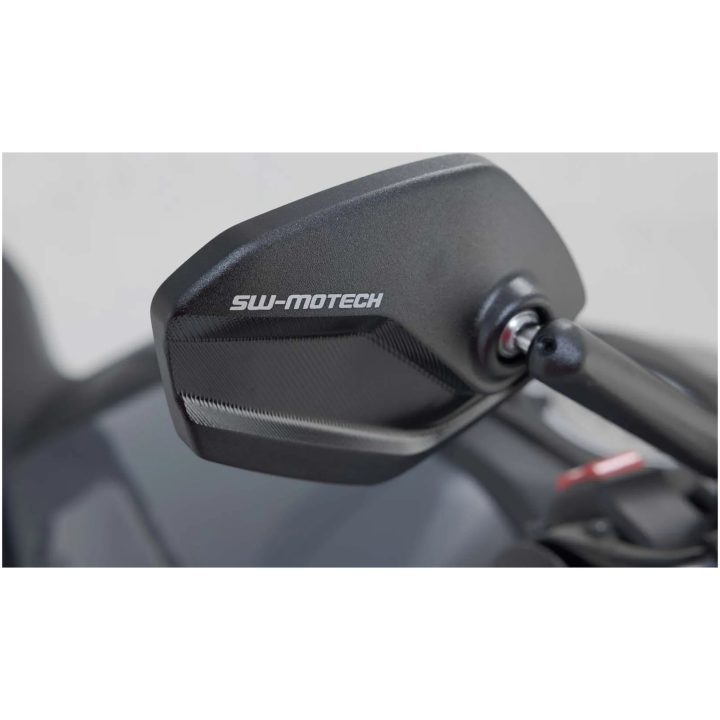 Sidespejlsæt Sport Sort Aluminium SW-MOTECH – billede 2