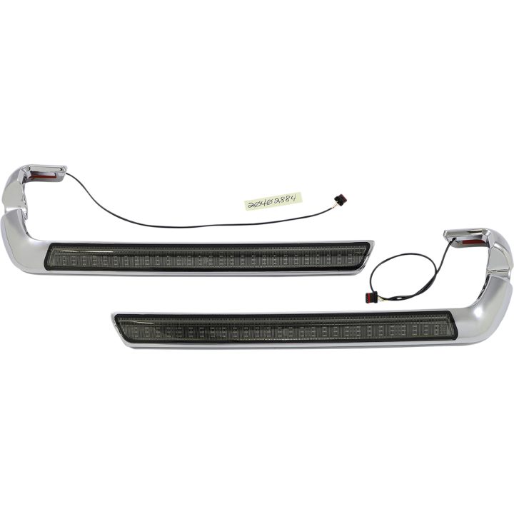 Sidetaske Blinklys/Bremselys Sdlbg Sd Mkr Røget/Rød/Krom CUSTOM DYNAMICS Positionslys – billede 2