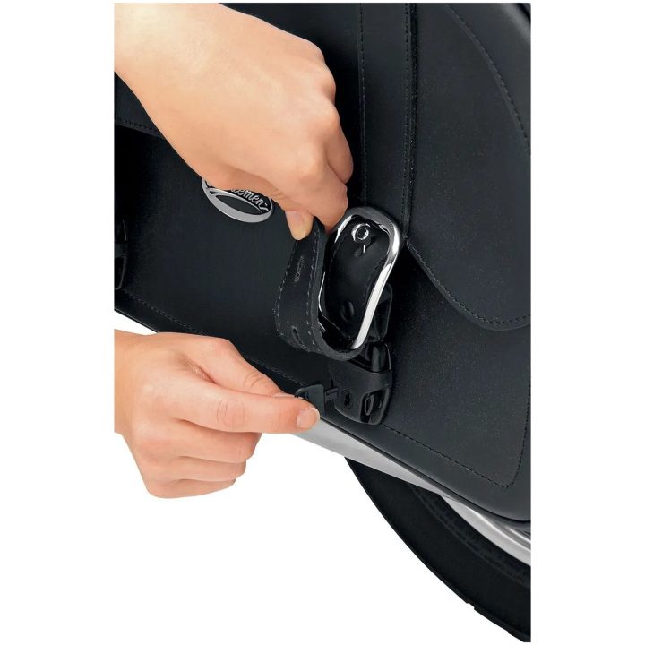 Sidetaske Drifter Slant Throw Over Sort SADDLEMEN Ekstra Jumbo – billede 5