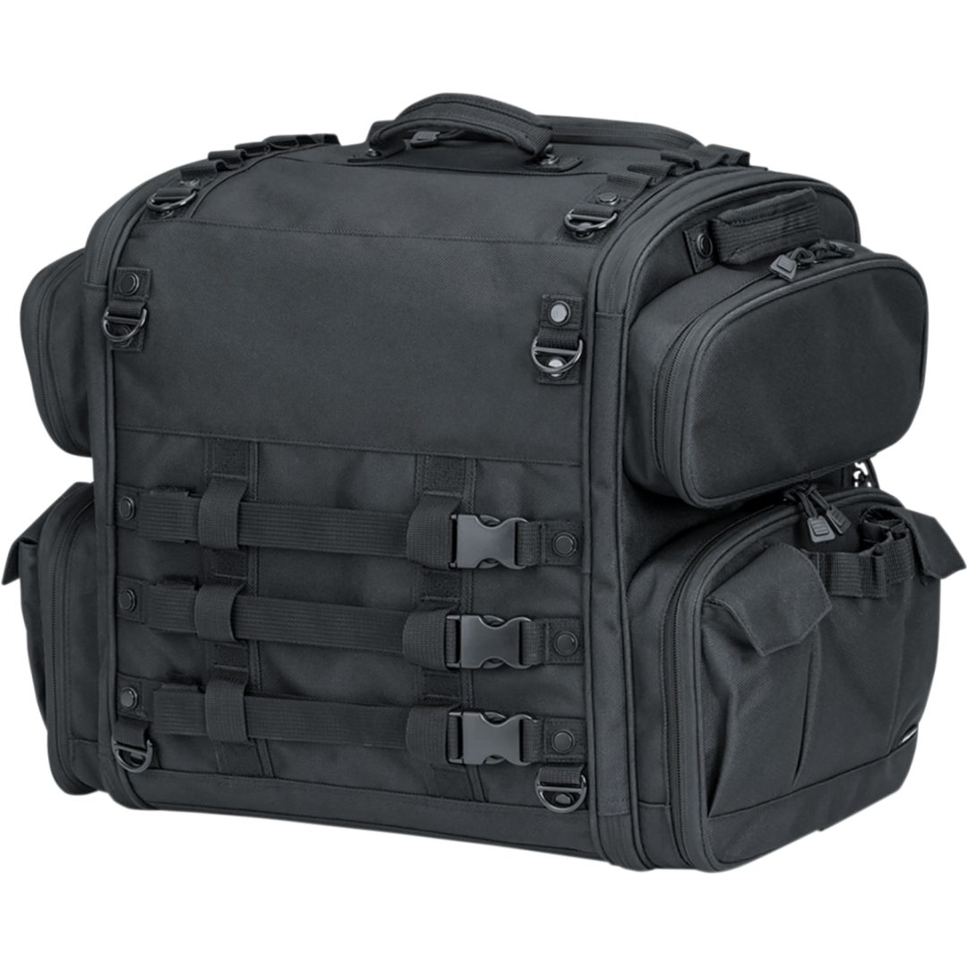 Sidetaske Momentun Road Warrior Sort KURYAKYN 59 Liter / Sort – billede 4