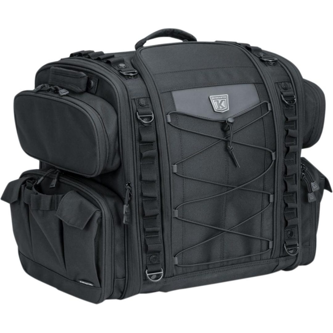 Sidetaske Momentun Road Warrior Sort KURYAKYN 59 Liter / Sort