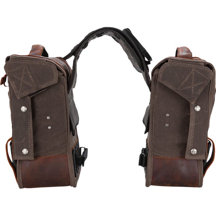 Sidetaske Throw-over Brun Læder BURLY BRAND Sidetaske – billede 2