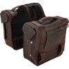 Sidetaske Throw-over Brun Læder BURLY BRAND Sidetaske – miniature 1