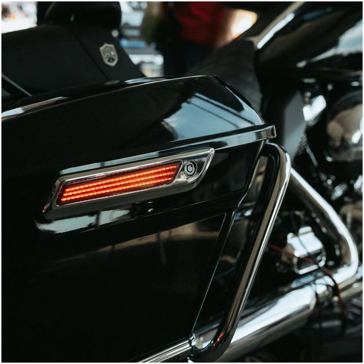 Sidetaskelås Led Lys Røgfarvet/Rød/Krom CUSTOM DYNAMICS Accentbelysning – billede 3