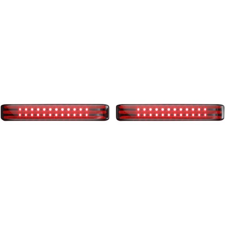 Sidetaskelygter Probeam® Led Sequential Bagz™ Røget/Rød/Krom CUSTOM DYNAMICS Accentbelysningssæt – billede 3