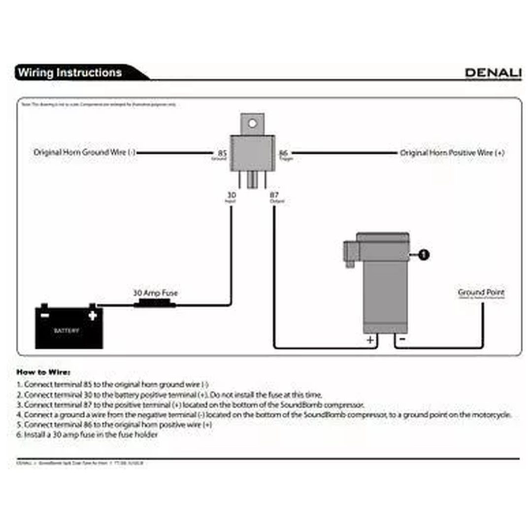 Signalhorn SoundBomb Split Dual-Tone DENALI – billede 3