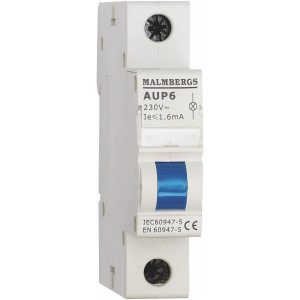 Signallampe, LED, Blå, 230V MALMBERGS