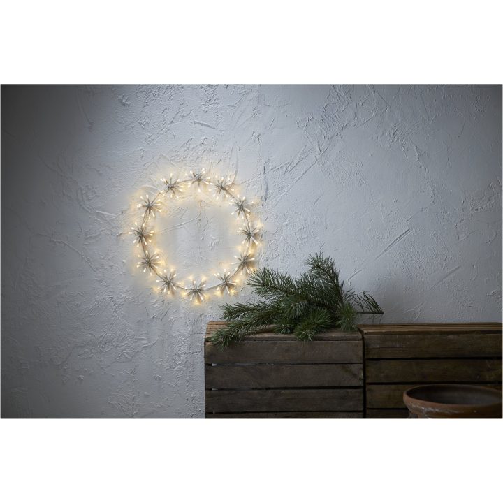 Silhuet Blomster Ring Hvid Star Trading – billede 4