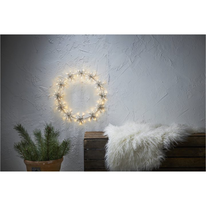 Silhuet Blomster Ring Hvid Star Trading – billede 3