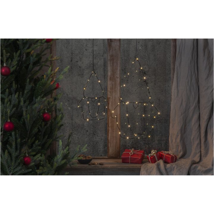 Silhuet Santa Sort Star Trading – billede 8