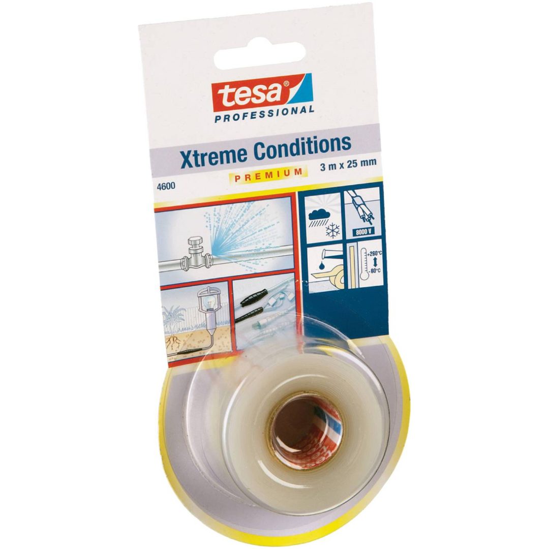Silikone tape selvvulkaniserende Xtreme Conditions 4600 TESA TAPE SILIKONE 25MMX10M 4600 SV – billede 3
