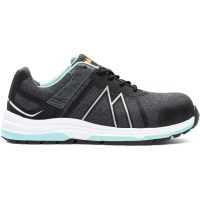 Silver Safety Shoe w Black 40