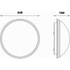 Siracusa Plafond Bad, ANETA HOME Sokkel AC LED Hvid /Sort – miniature 3
