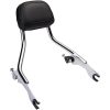 Sissybar Quick-Detach Kort Krom COBRA 16,5 cm (6-1/2") x 11,5 cm (4-1/2") – miniature 1