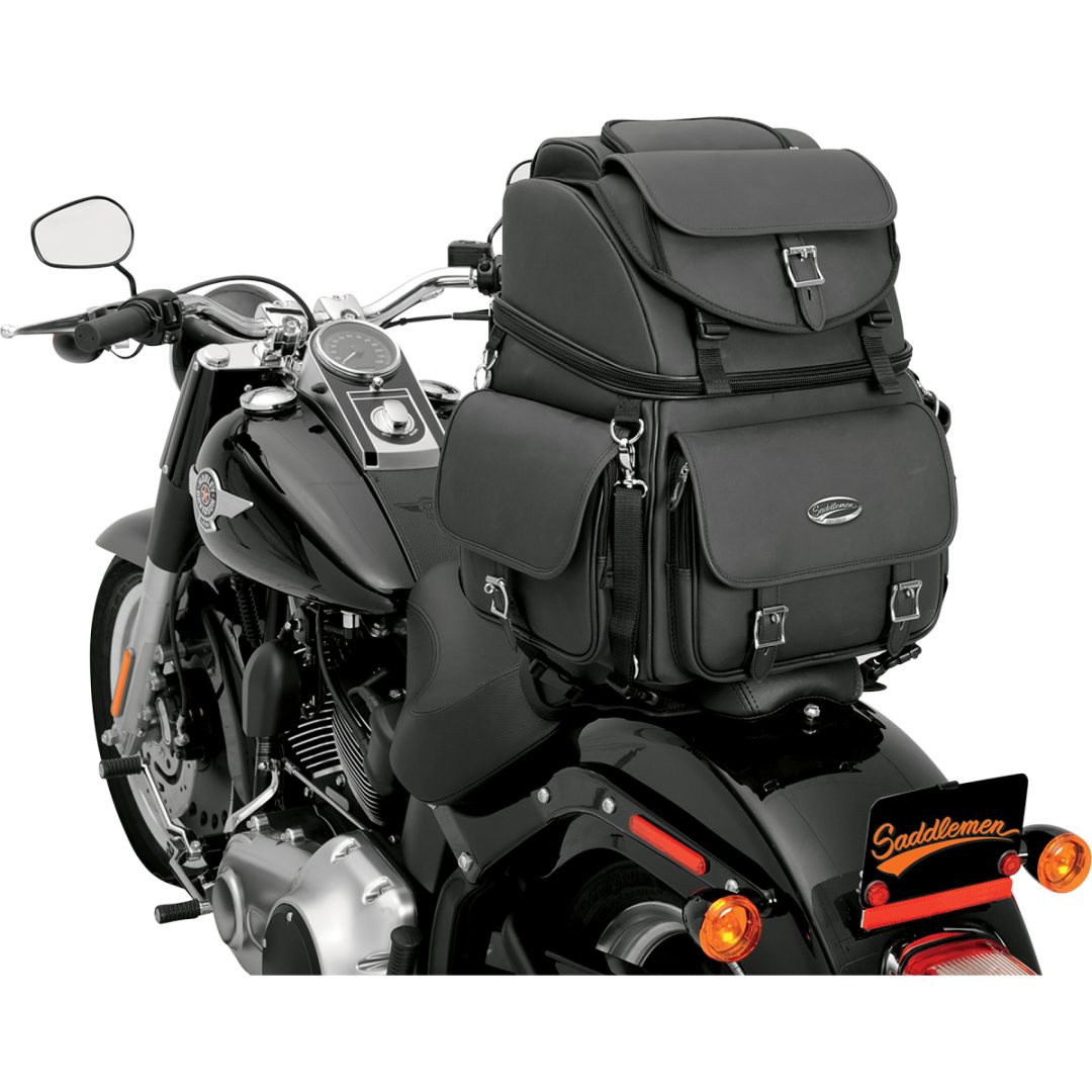 Sissybar / Sidetaske BR3400EX/S Sort SADDLEMEN Sort – billede 4