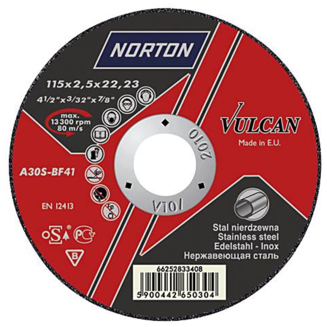 Skæreskive Vulcan NORTON KAPESKIVE 125X1,0X22 VULCAN
