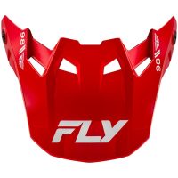 Skærm Formula Cc Objective Rød/hvid FLY RACING