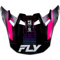 Skærm Formula S Carbon Protocol Sort/Blå/Pink FLY RACING