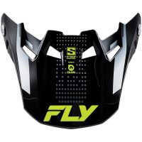 Skærm Formula S Carbon Protocol Sort/grå/hi-vis Gul FLY RACING