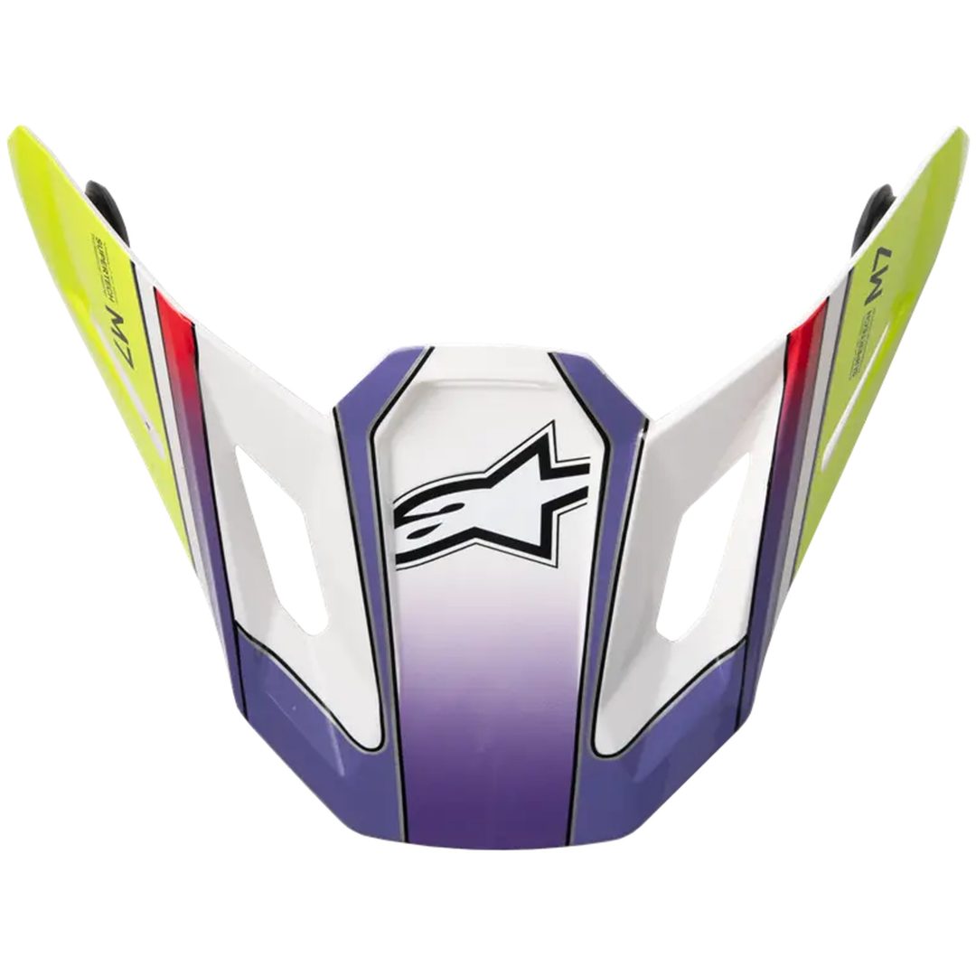 Skærm S-M7 Fuse Lilla/Hvid ALPINESTARS En størrelse