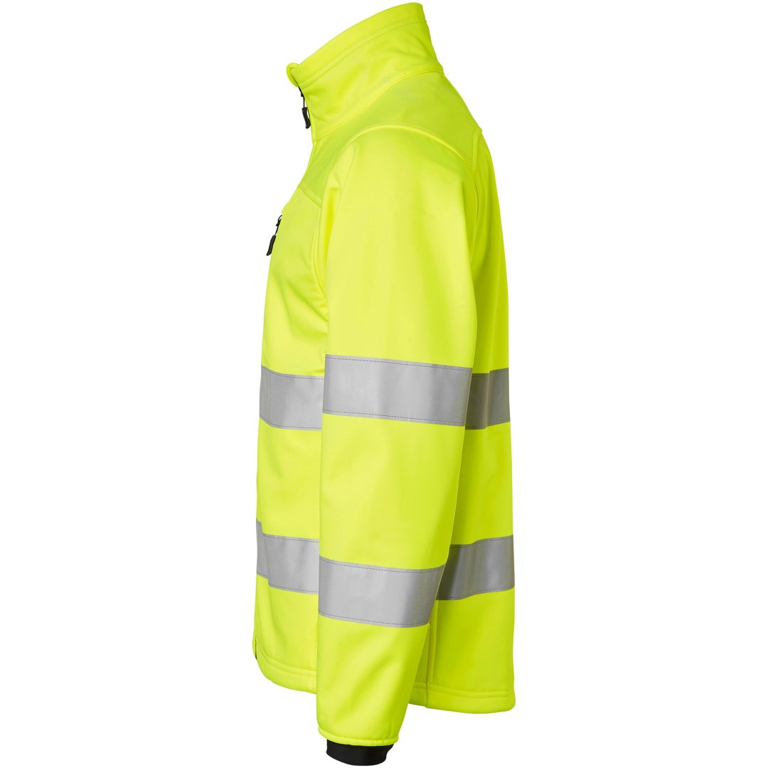 Skal- & Softshelljakker 7621 Softshell Hi-Vis Polyester Fluorescerende Orange Top Swede Small – billede 4