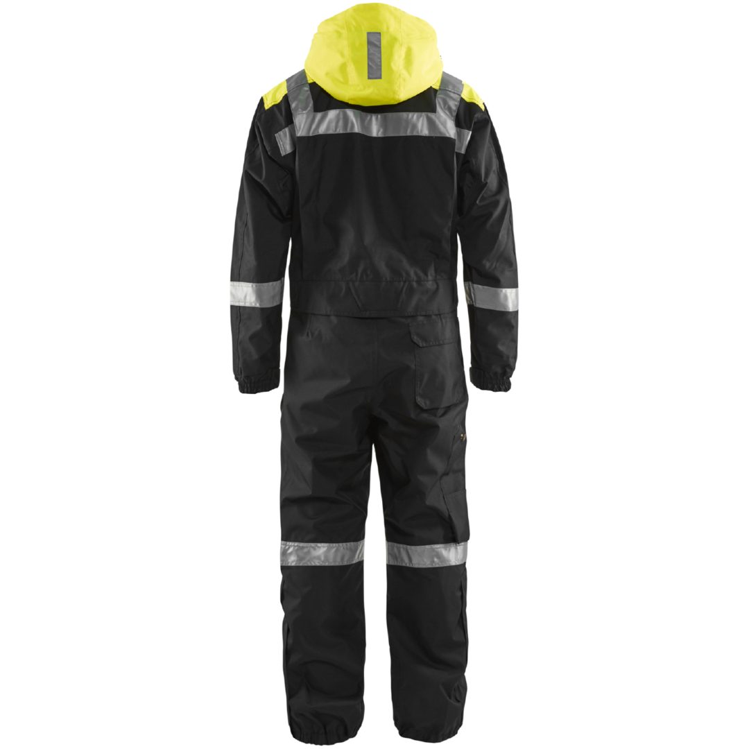 Skaloverall 67861977 Sort / Hivisgul BLÅKLÄDER OVERALL 67861977 SORT/GUL 46 – billede 2