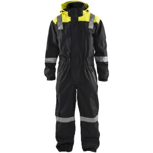 Skaloverall 67861977 Sort / Hivisgul BLÅKLÄDER