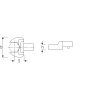 Skiftenøgleindsats 9x12 STAHLWILLE Adapter – miniature 1