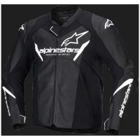 Skinnjacka Faster v3 Svart/Vit, 50 Alpinestars