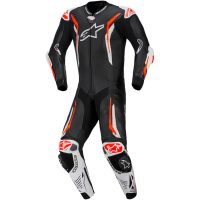 Skinnställ 1-pcs GP Tech v5 Svart/Vit/ Fluo Röd, 52 Alpinestars