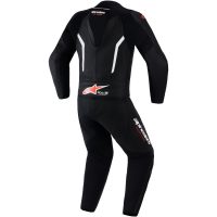 Skinnställ 2PCS GP Force V2 Svart/Vit/Fluo Röd, 54 Alpinestars