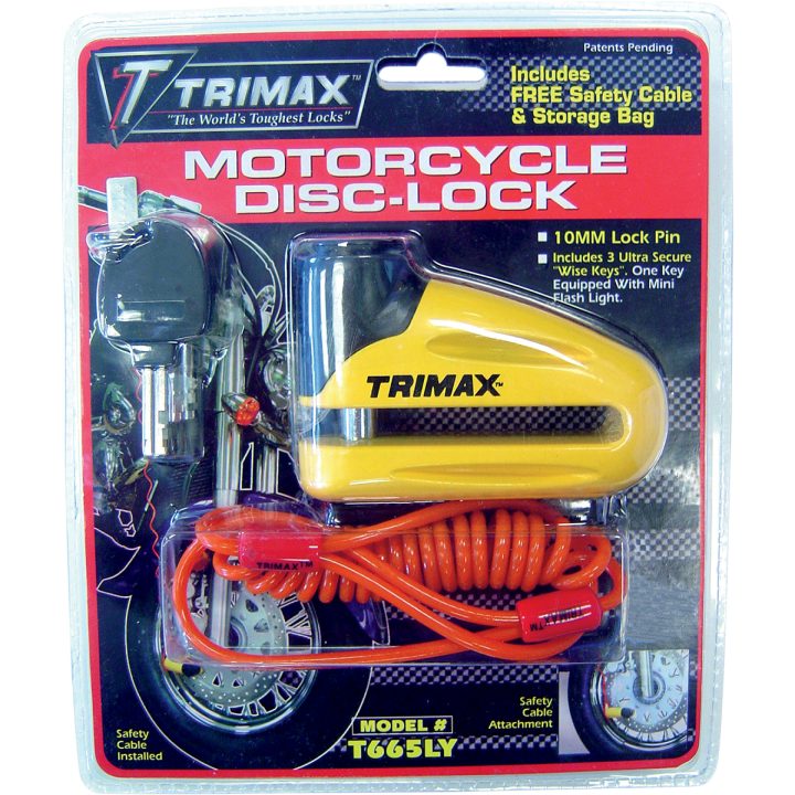 Skivebremselås 10mm Gul TRIMAX 10mm / Gul – billede 2