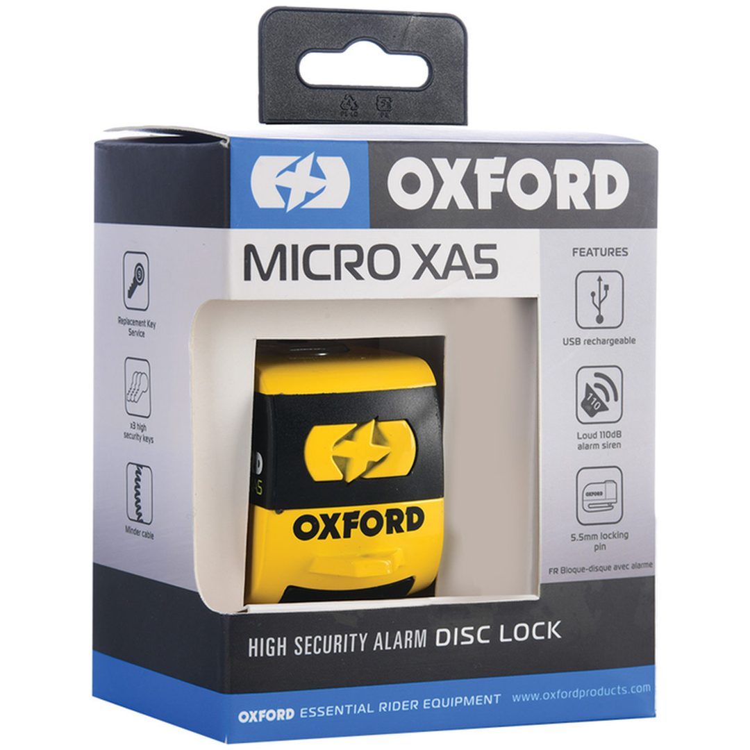 Skivebremselås Micro XA5 OXFORD Gul – billede 6