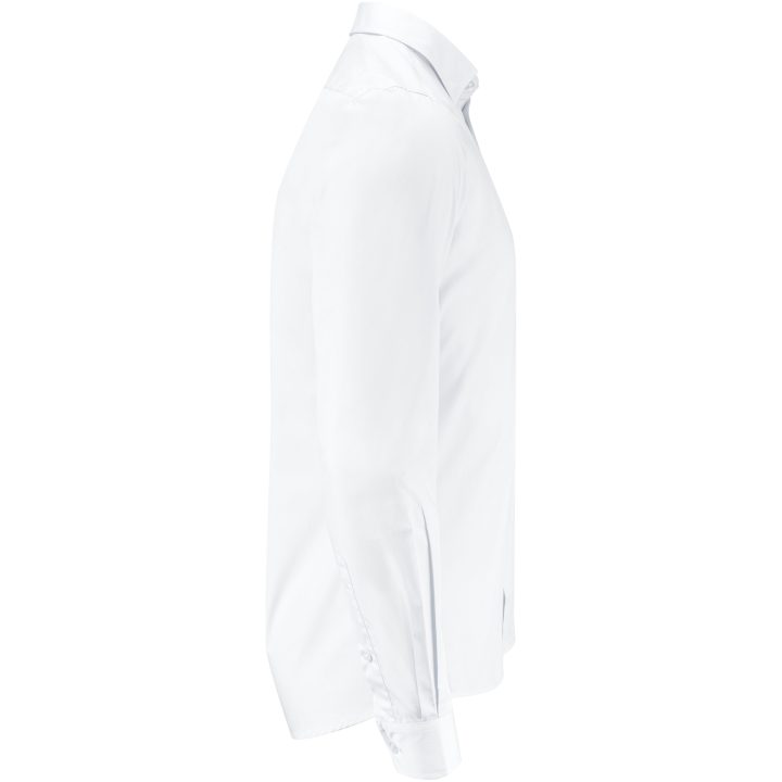 Skjorta Acton Vit James Harvest – billede 3