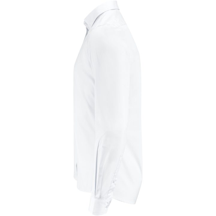 Skjorta Acton Vit James Harvest – billede 4