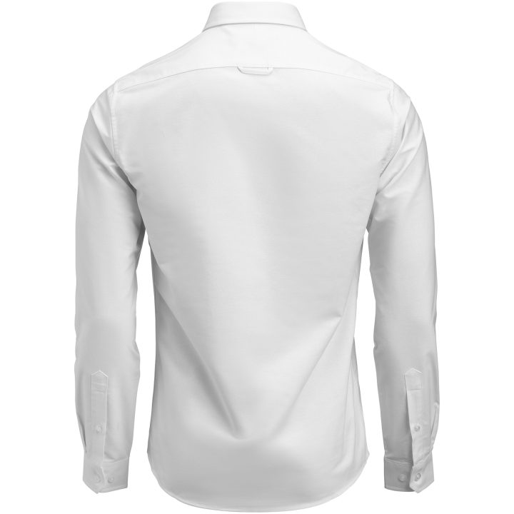 Skjorta Allen Oxford Vit James Harvest – billede 5