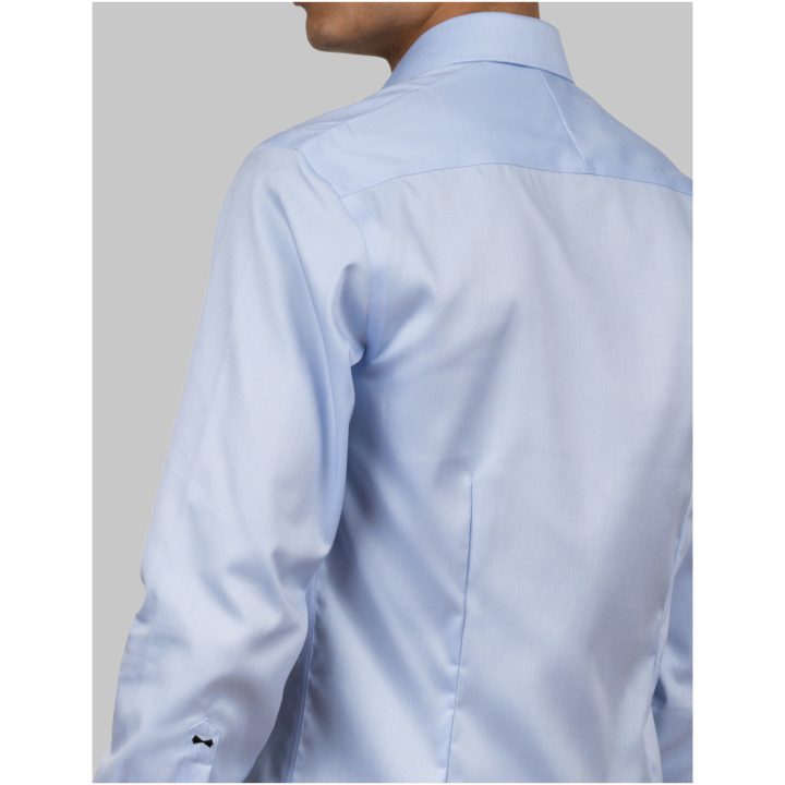 Skjorta BB Twill 60 Slim Himmelsblå J.Harvest & Frost XS – billede 9