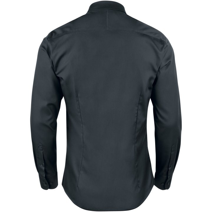 Skjorta BB Twill 60 Slim Svart J.Harvest & Frost XS – billede 2