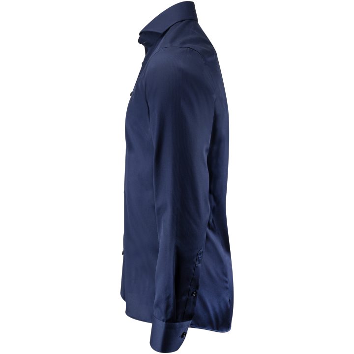 Skjorta Bedford Slim Marinblå J.Harvest & Frost XS 35/36 – billede 3