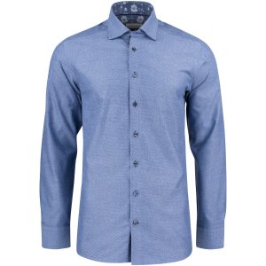 Skjorta Brushed Jacquard Slim Blå J.Harvest & Frost